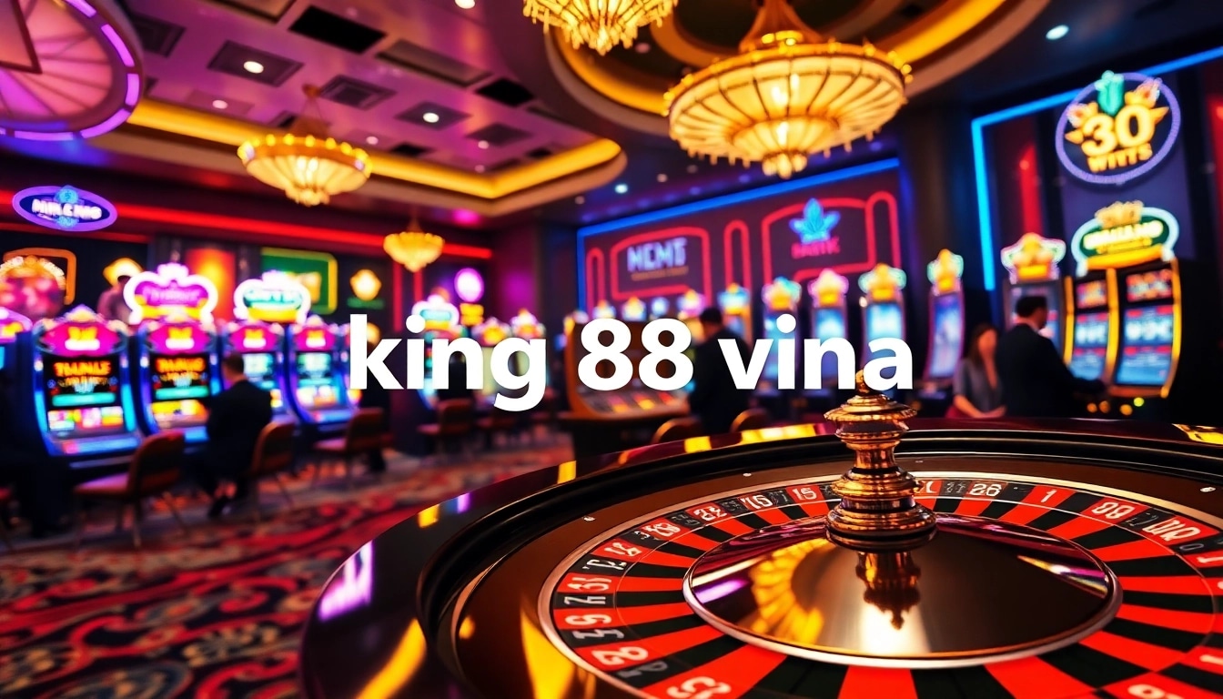 Experience the thrill of king88 vina with exhilarating casino action and vibrant slot machines.