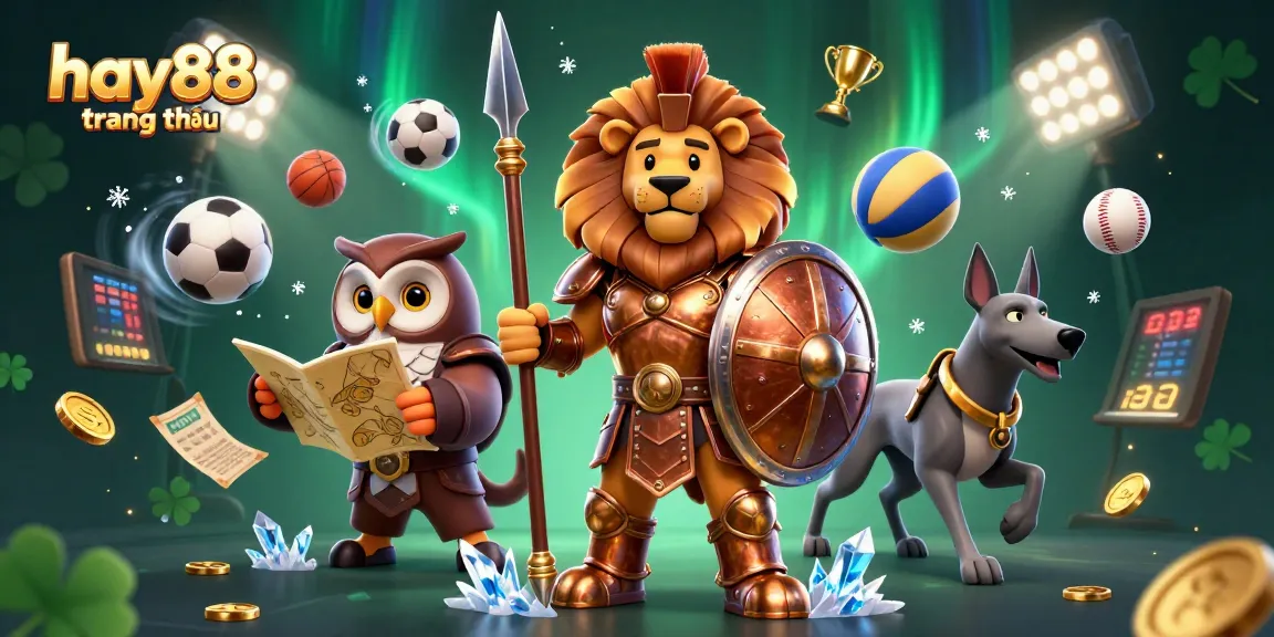 Experience winning action at hay88 trang chủ with vibrant casino game illustration showcasing dynamic sports betting elements.