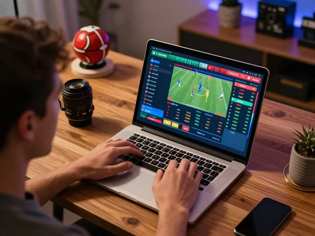 Engage in live sports betting with 5699 đăng nhập on your laptop, featuring dynamic odds and statistics interface.