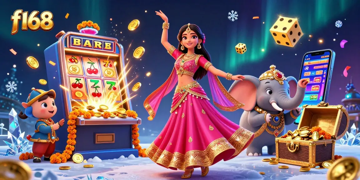 Experience exciting wins at f168 with 3D slot machines bursting with gold coins and vibrant characters.