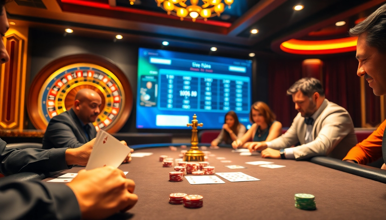 Experience the thrill at keonhacai.deal with strategic betting in an exciting casino atmosphere.