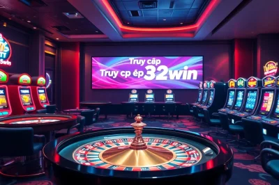 Players engaging in immersive experiences while Truy cập 32win at a luxurious casino.